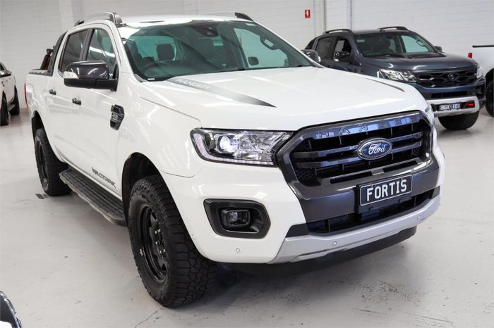 2021 Ford Ranger Wildtrak PX MkIII MY21.75 4X4 Dual Range Arctic White