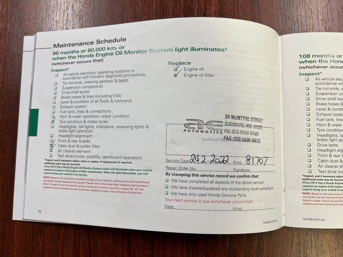 2018 Honda CR-V VTi-S RW MY18 Brilliant Sporty Blue