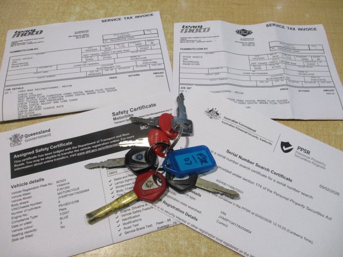 2007 Yamaha FJR1300A BLUE