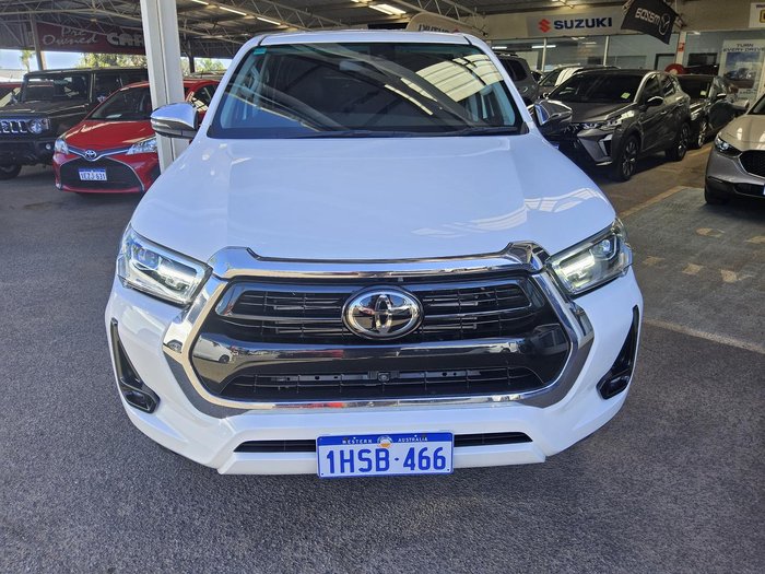 2022 Toyota Hilux SR5 GUN126R 4X4 Dual Range Glacier White