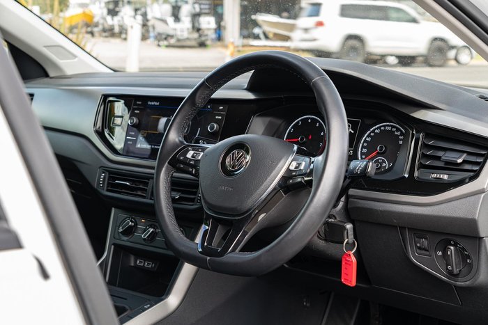 2019 Volkswagen Polo 85TSI Comfortline AW MY19 Pure White