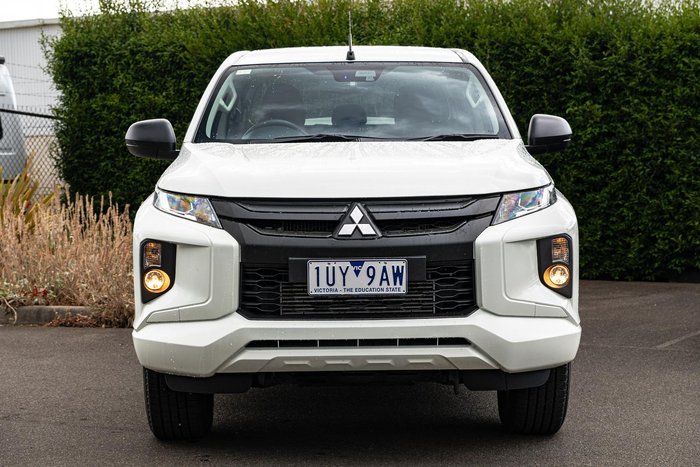 2022 Mitsubishi Triton GLX+ MR MY23 4X4 Dual Range White