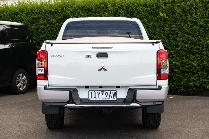 2022 Mitsubishi Triton GLX+ MR MY22 4X4 Dual Range White