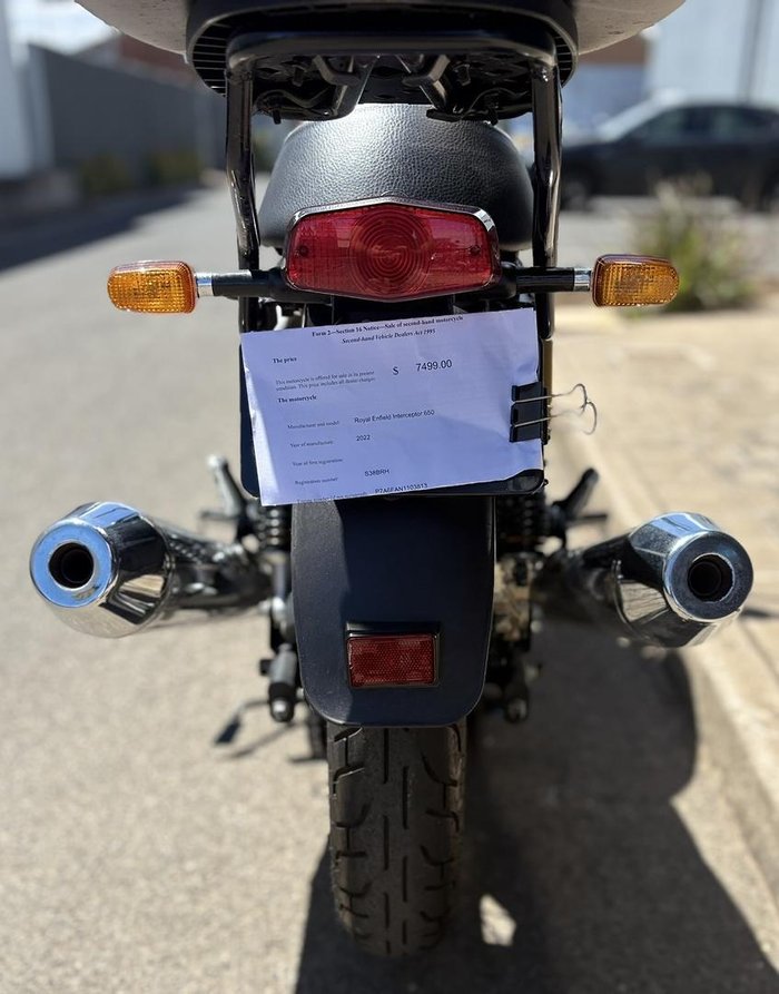 2022 Royal Enfield Interceptor 650 Custom 650 Twin Black