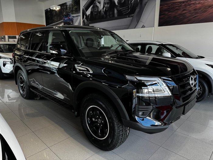 2026 Nissan Patrol Warrior Y62 MY26 4X4 Dual Range Black Obsidian