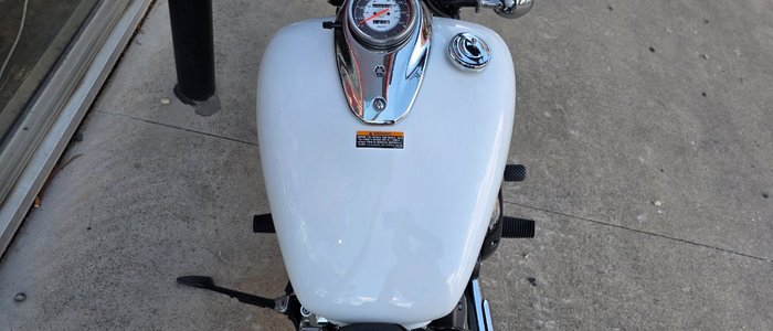 2015 Yamaha XVS650 V-STAR CUSTOM WHITE