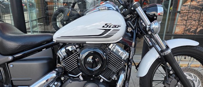 2015 Yamaha XVS650 V-STAR CUSTOM WHITE