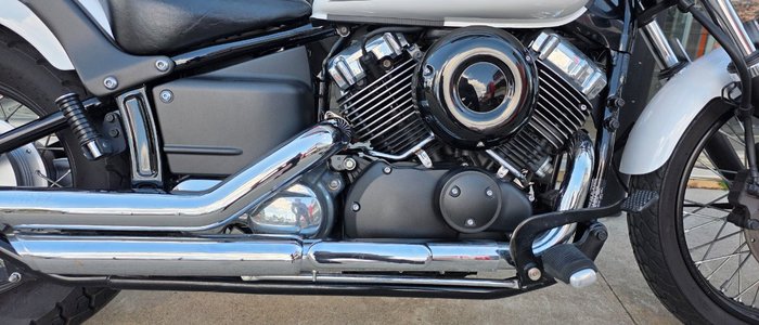 2015 Yamaha XVS650 V-STAR CUSTOM WHITE