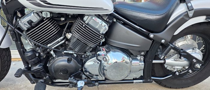 2015 Yamaha XVS650 V-STAR CUSTOM WHITE