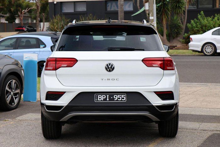 2021 Volkswagen T-Roc 110TSI Style A11 MY21 Pure White