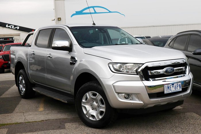 2017 Ford Ranger XLT PX MkII MY18 4X4 Dual Range Ingot Silver