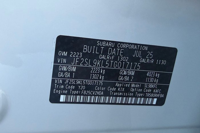 2025 Subaru Forester Sport