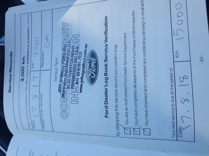 2017 Ford Mondeo Trend MD MY17 Magnetic