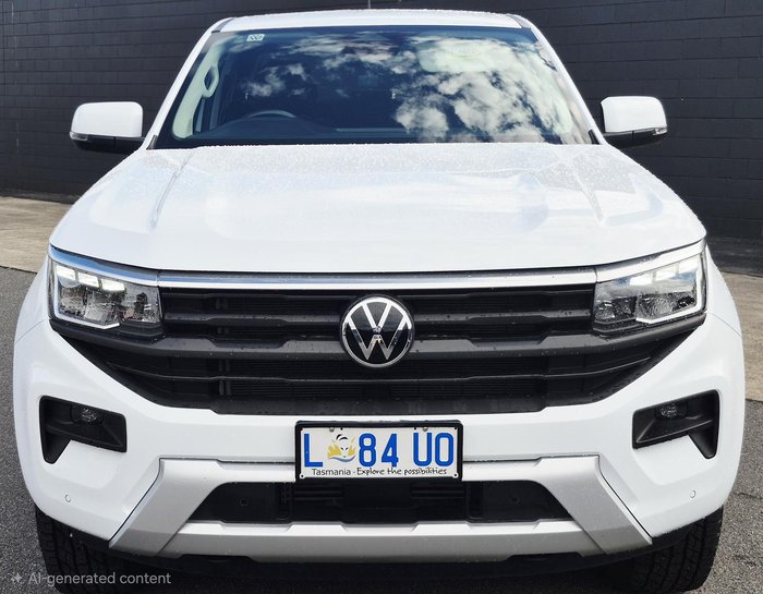 2024 Volkswagen Amarok TDI500 Life NF MY23 4X4 Dual Range Clear White