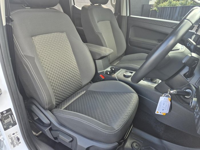 2024 Volkswagen Amarok TDI500 Life NF MY23 4X4 Dual Range Clear White