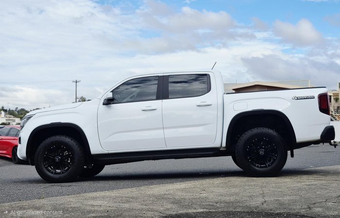 2024 Volkswagen Amarok TDI500 Life NF MY23 4X4 Dual Range Clear White