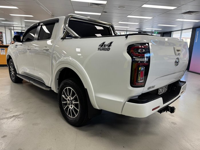 2022 GWM Ute Cannon NPW 4X4 Dual Range Pearl White