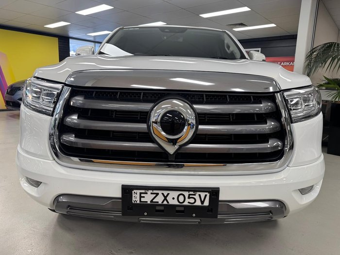 2022 GWM Ute Cannon NPW 4X4 Dual Range Pearl White