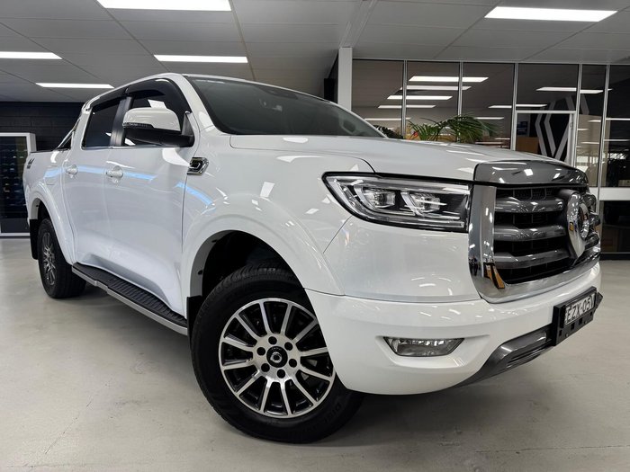 2022 GWM Ute Cannon NPW 4X4 Dual Range Pearl White
