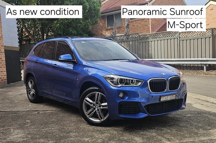 2019 BMW X1 sDrive18d F48 Estoril Blue