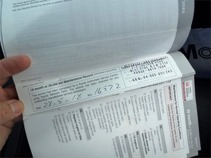 2015 TOYOTA CAMRY ATARA SX