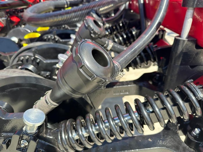 0 SERAFIN ECOSOW 738 SINGLE DISC SEEDER WITH PJ GREEN NEW RED