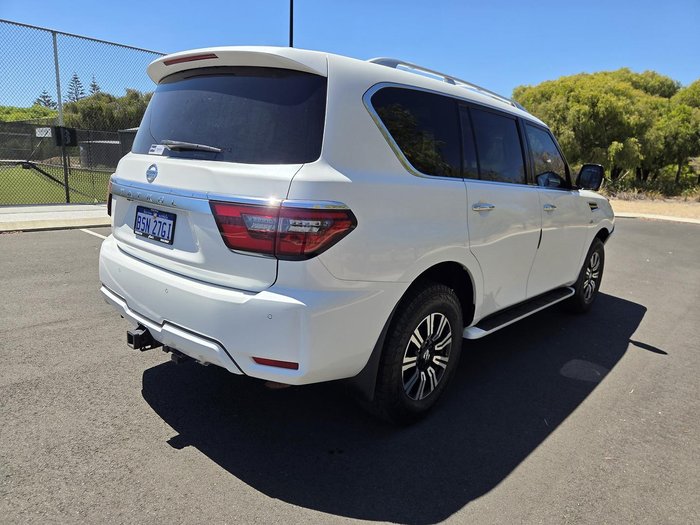 2020 Nissan Patrol Ti-L Y62 Series 5 MY20 4X4 Dual Range Moonstone White