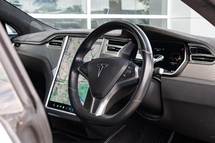 2017 Tesla Model S 90D AWD Pearl White