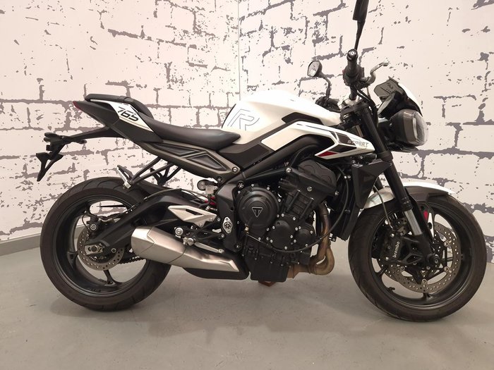2023 Triumph Street Triple R 765 Street Triple White