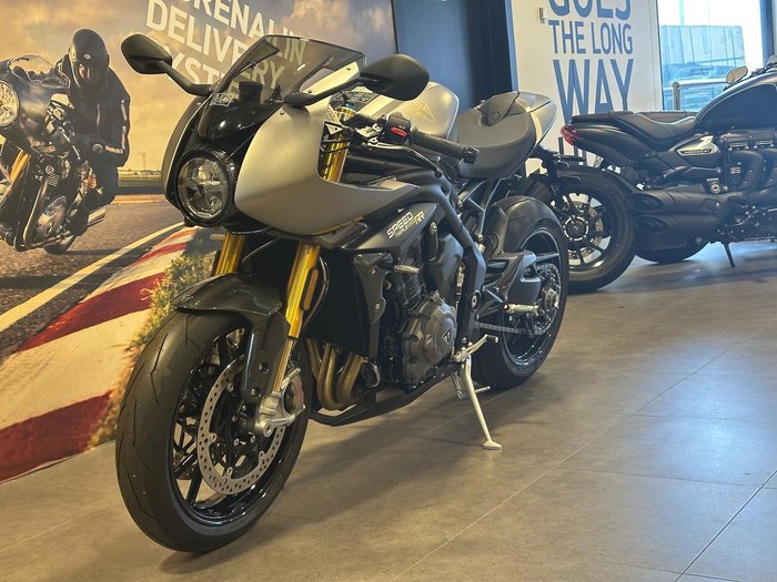 2024 Triumph Speed Triple 1200 RR Breitling Special Edition Speed Triple Silver