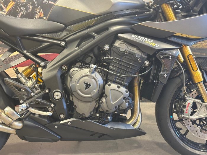 2024 Triumph Speed Triple 1200 RR Breitling Special Edition Speed Triple Silver