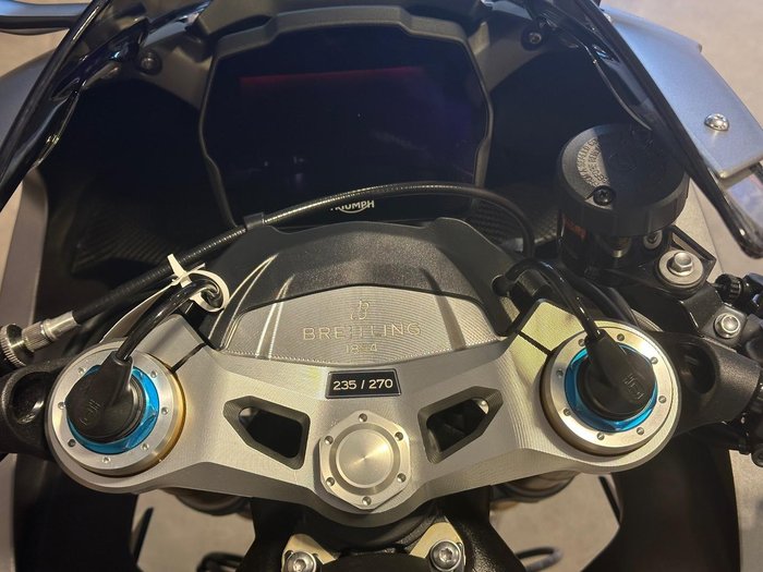 2024 Triumph Speed Triple 1200 RR Breitling Special Edition Speed Triple Silver