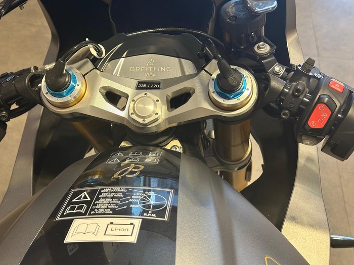 2024 Triumph Speed Triple 1200 RR Breitling Special Edition Speed Triple Silver