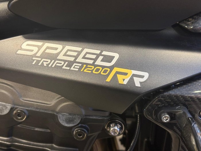 2024 Triumph Speed Triple 1200 RR Breitling Special Edition Speed Triple Silver
