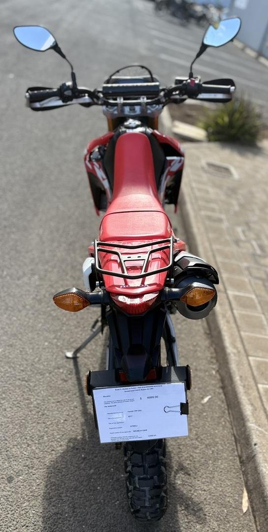 2017 Honda CRF250L CRF Red