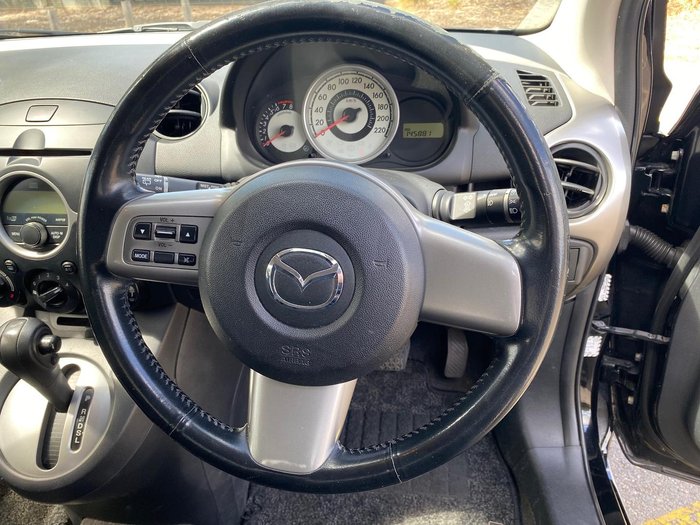 2007 Mazda 2 Genki DE Series 1 Brilliant Black