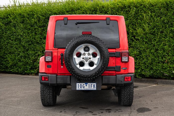 2016 Jeep Wrangler Unlimited Overland JK MY17 4X4 Dual Range Firecracker Red