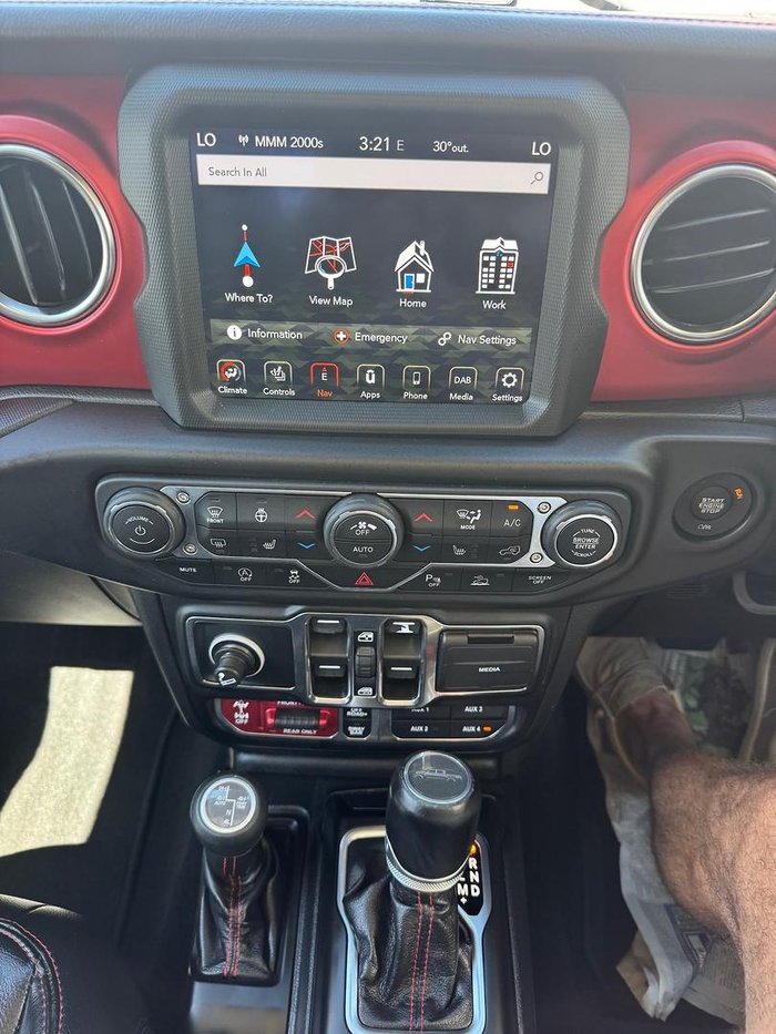 2022 Jeep Gladiator Rubicon JT MY22 4X4 Dual Range Bright White