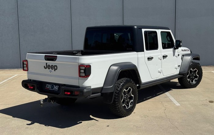 2022 Jeep Gladiator Rubicon JT MY22 4X4 Dual Range Bright White
