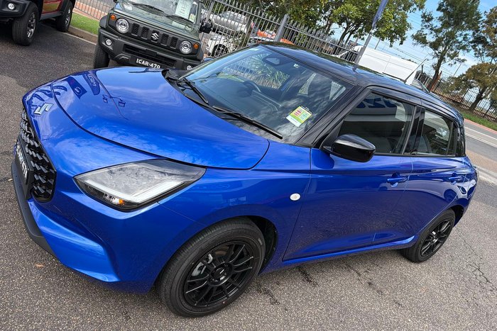 2025 Suzuki Swift Hybrid UZ Frontier Blue/Black (E6L)