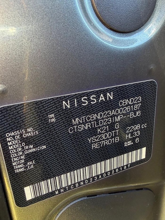 2023 Nissan Navara ST