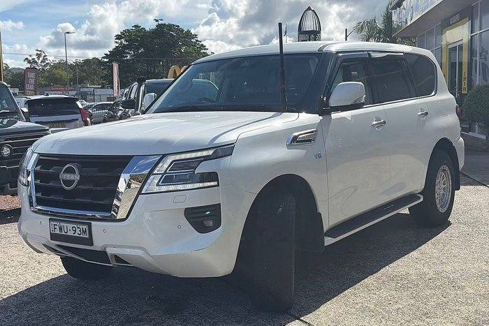 2024 Nissan Patrol Ti Y62 MY24 4X4 Dual Range White