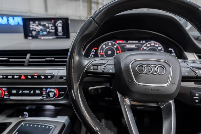 2017 Audi Q7 TDI 4M MY18 Four Wheel Drive Glacier White