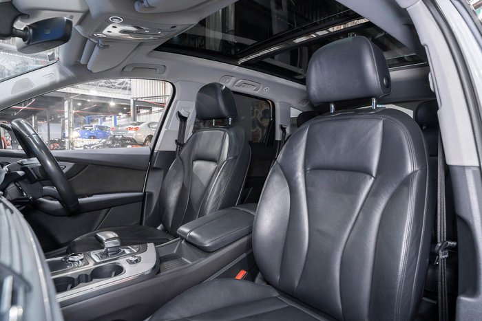 2017 Audi Q7 TDI 4M MY18 Four Wheel Drive Glacier White