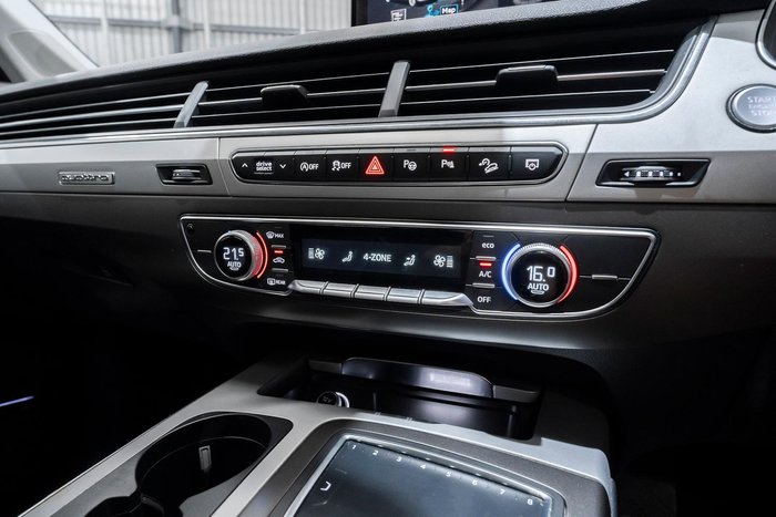 2017 Audi Q7 TDI 4M MY18 Four Wheel Drive Glacier White