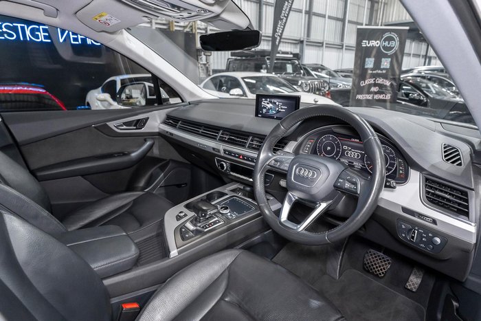 2017 Audi Q7 TDI 4M MY18 Four Wheel Drive Glacier White