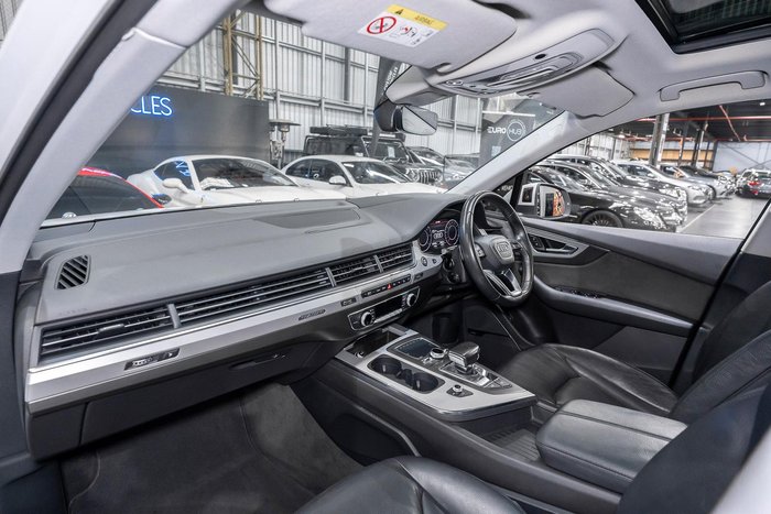 2017 Audi Q7 TDI 4M MY18 Four Wheel Drive Glacier White
