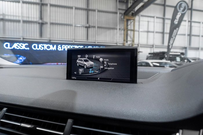 2017 Audi Q7 TDI 4M MY18 Four Wheel Drive Glacier White