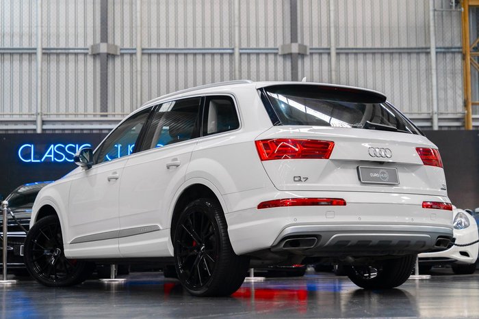 2017 Audi Q7 TDI 4M MY18 Four Wheel Drive Glacier White