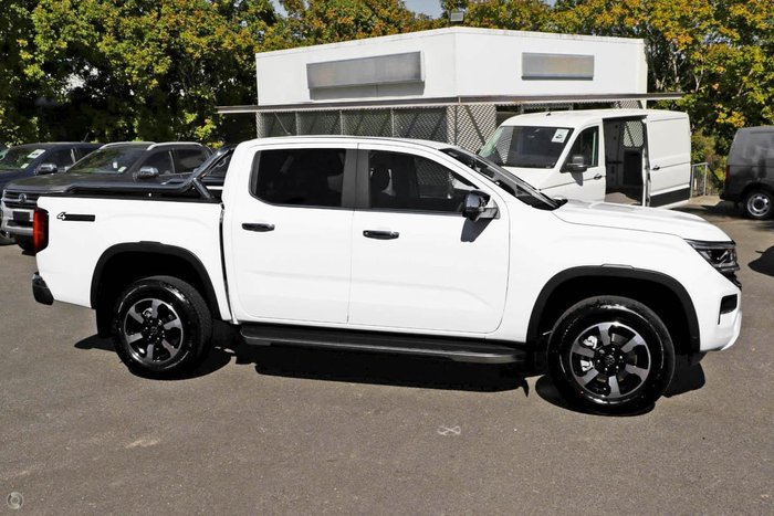 2025 Volkswagen Amarok TDI600 Style NF MY25 4X4 Constant Clear White